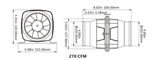 Seaflo 12 volt blower