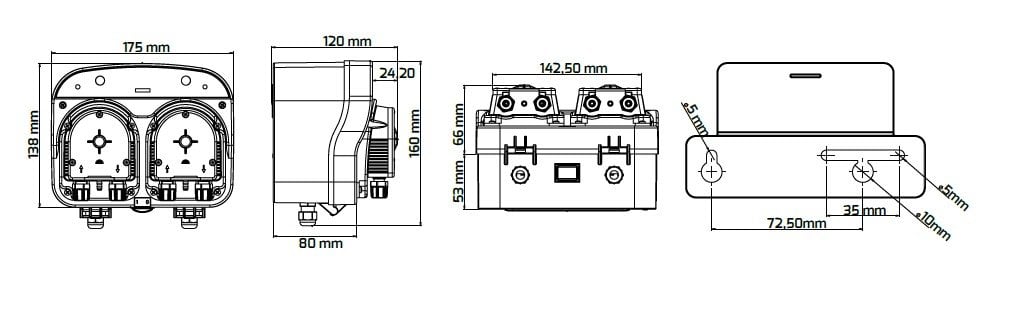 Antech Per150 Çift Kafalı Bulaşık Makinesi Dozaj Pompası