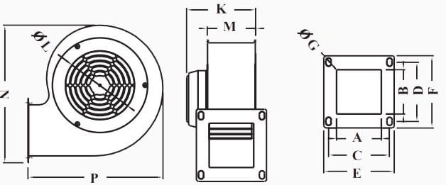 Dündar CS 14.2 Sac Gövdeli Radyal Fan