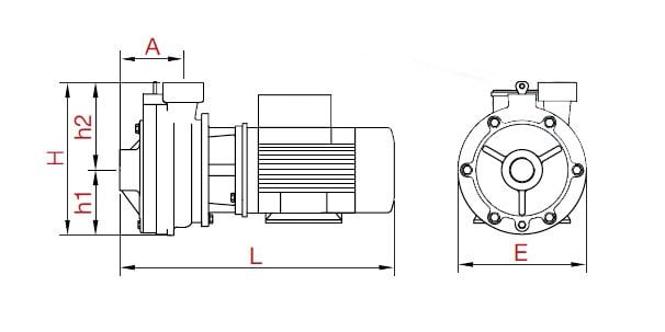 Varan KS-115 Çift Kademeli Monoblok Pompa