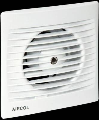 Aircol 100lük Sessiz, Dekoratif, Plastik Banyo Fanı / Aspiratörü 100 m³/h - Aircol 100 - 1