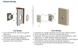 Aircol 120lik Tuvalet, Wc ve Banyo Fanı / Aspiratörü 160 m³/h - Aircol 120 - 2