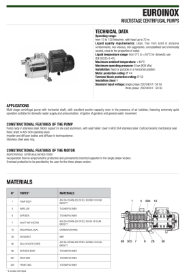 Baymak Euroinox 50/50 M 50LT Yatay Tanklı Sessiz Hidrofor 8 Kat 8 Daire - 5