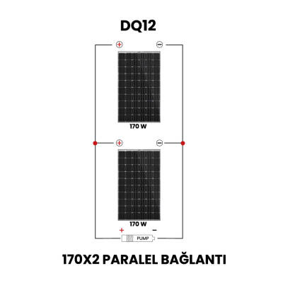 Cacheng 12 Volt Dalgıç Pompa Sintine Pompa 10 mss 4.5 m³/h - 3