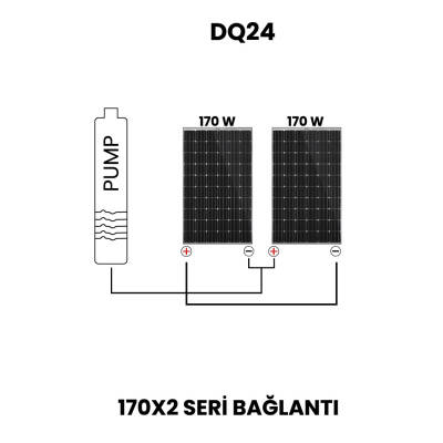 Cacheng 24 Volt Dalgıç Pompa Sintine Pompa 12 mss 4.5 m³/h - 3