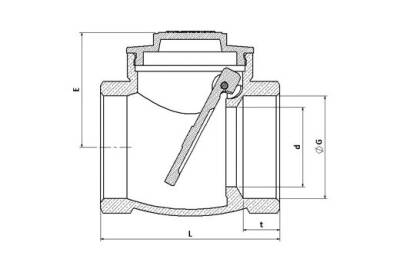 Çalparalı Çekvalf 1.1/2'' - 2