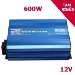 CARSPA Güneş Enerji Sistemi İnverteri, Solar Enerji İnverteri 600W-12V Tam Sinüs İnverter - 2