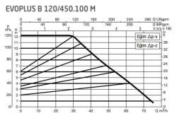 DAB Evoplus B 120/450.100 (450 mm) Frekans Konvertörlü Flanşlı Sirkülasyon Pompası DN100 12 mss 75 m³/h - 2