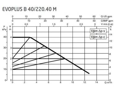 DAB Evoplus B 40/220.40 (220 mm) Frekans Konvertörlü Flanşlı Sirkülasyon Pompası DN40 4 mss 12 m³/h - 2