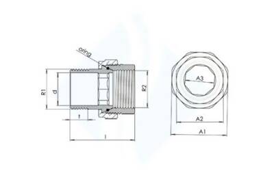 Düz Radyatör Rakoru TS 579 1.1/2'' - 2