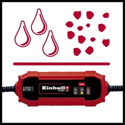 Einhell CE-BC 1M Akıllı Dijital Akü Şarj Cihazı 3-32 Ah 6/12 Volt 1 Amper - 3