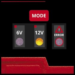 Einhell CE-BC 1M Akıllı Dijital Akü Şarj Cihazı 3-32 Ah 6/12 Volt 1 Amper - 4