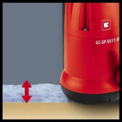 Einhell GC-SP 5511IF Gizli Flatörlü Otomatik Drenaj Dalgıç Pompa 8.5 Mt Aktarım 11 ton/saat - 2