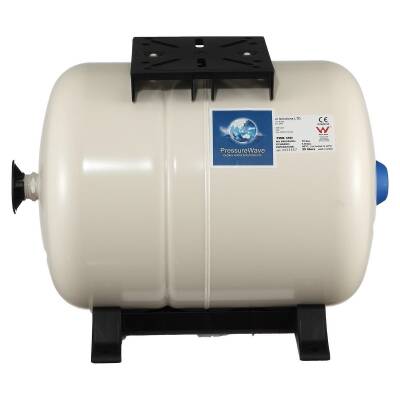 Global 35 Litre Yatay Ayaklı Patlamayan Genleşme Tankı 10 Bar 90 C 1'' Bağlantı - 1