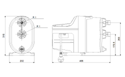 Grundfos Scala1 3-45 Sessiz Otomatik Hidrofor No Plug 4.5 Bar 5.6 m³/h - 3