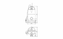 Grundfos Unilift CC9 - A1 Drenaj Dalgıç Pompa - Kirli Su 780 Watt - 3