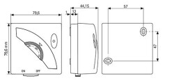 IMIT 546010 TA3 Kablolu Oda Termostatı On/off Lambalı - 2