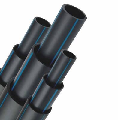 PE100 Hdpe Sert Polieten Basınçlı Boru 100 Metre 10 Bar 50mm - 1