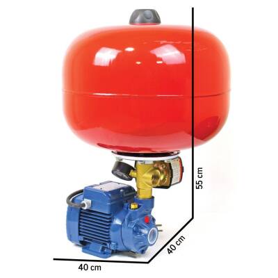 Pedrollo PKM60 İtalyan Ev Tipi 2 Kat 2 Daire Hidrofor, Bağ Bahçe Sulama ve Basınç Arttırıcı Hidrofor - 3