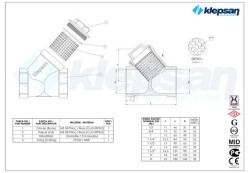 Pislik Tutucu (Filtre) 3/4'' - 2