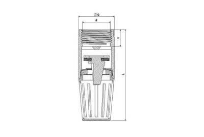 Sarı Dip Klape 1'' DN 25 - 2