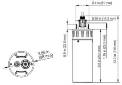 Seaflo SR09705 Mazot Pompası 24 Volt 70 mss 6 lt/dk SFBP2-G103-01 - 4