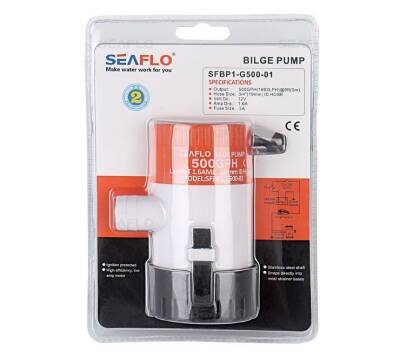 Seaflo SR12200 Sintine Pompası 12V 500 gph SFBP1-G500-01 - 4