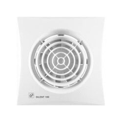 S&P SILENT 100 Mini Aksiyel Fan Tuvalet ve Banyo Aspiratörü 95 m³/h - 1