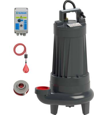 Sumak SDT 20/2 Foseptik Dalgıç Pompa Trifaze (380V) 2.2 Hp - 1