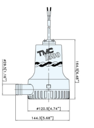 Tmc SR12108 Sintine Pompası 12V 1500 gph - 2