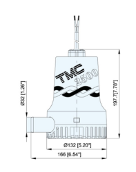 Tmc SR12118 Sintine Pompası 24 Volt 2500 gph 8 Amper - 2