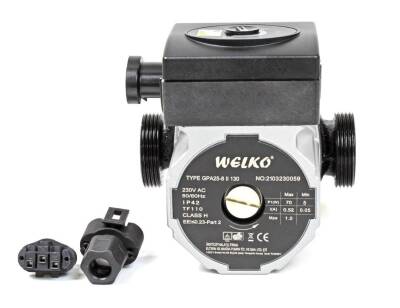 Welko GPA 25-8 130 mm 18-25.000 Kazan İçin Frekans Konvertörlü Sirkülasyon Pompası 8 mss 4,2 m3/h - 1